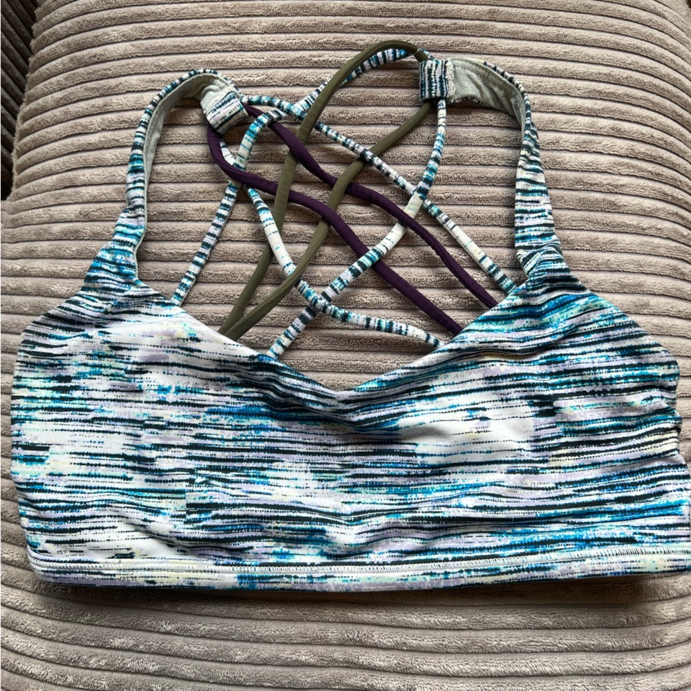Lululemon Free To Be Wild Bra Multi Color Size 6